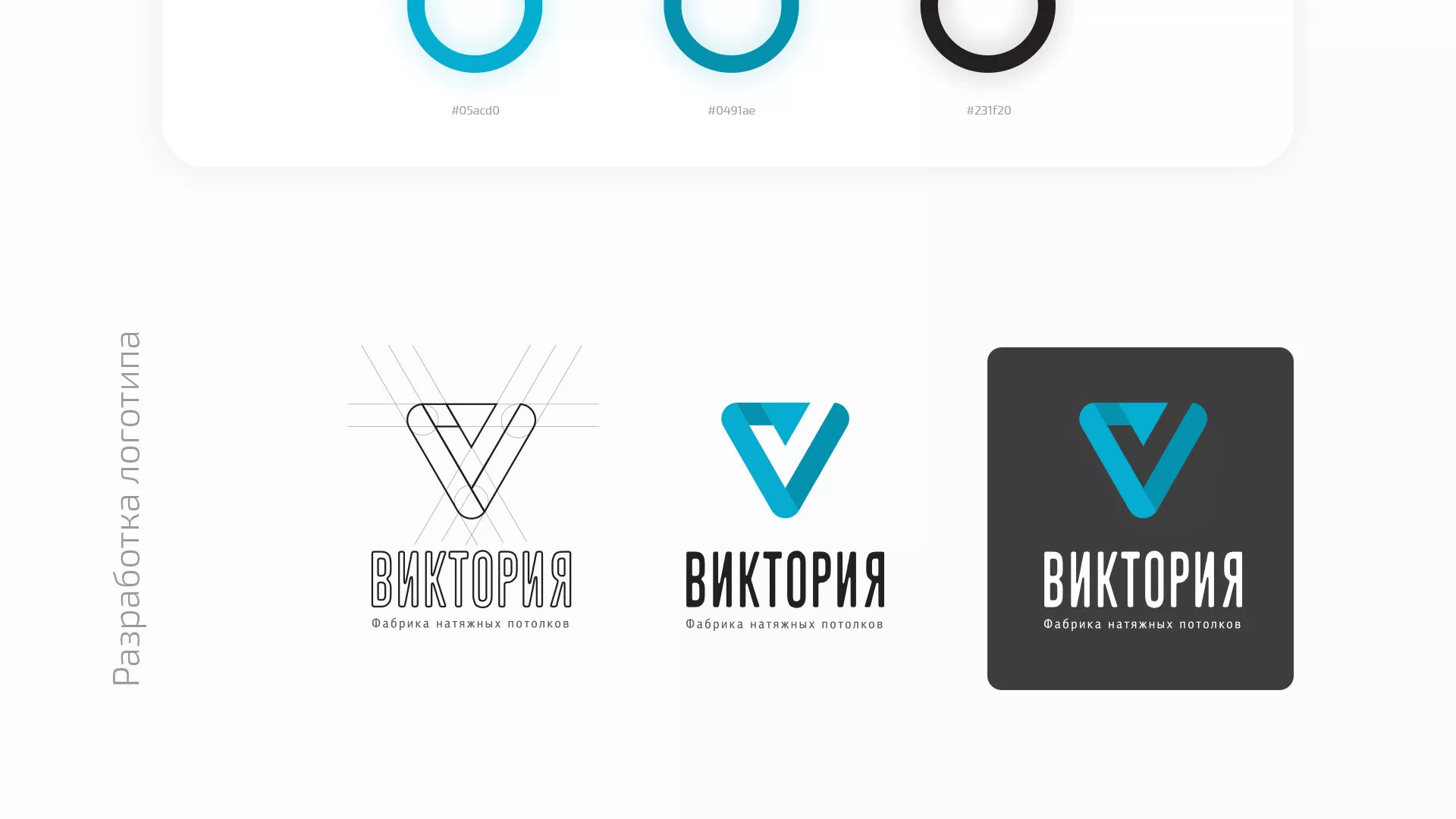 Разработка фирменного стиля компании по продаже и установке натяжных потолков в Малмыже